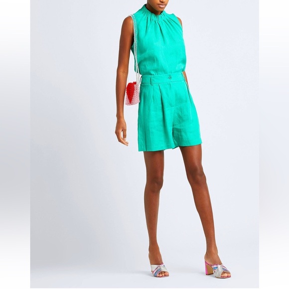 8 by YOOX Linen Shorts Outfit Size 8 - Picture 2 of 11